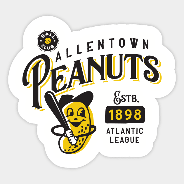 Allentown Peanuts Sticker by MindsparkCreative